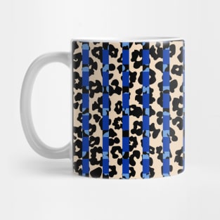 Colourful gradient unique flowers leopard stripes abstract modern 270 Pattern Mug